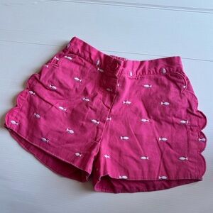 Disney The Little Mermaid Shorts Girls Size 7 8 Pink